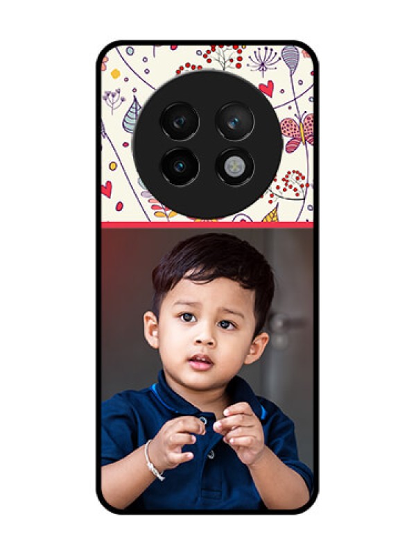 Custom Realme 13 Plus 5G Custom Metal Phone CasePremium Floral Design