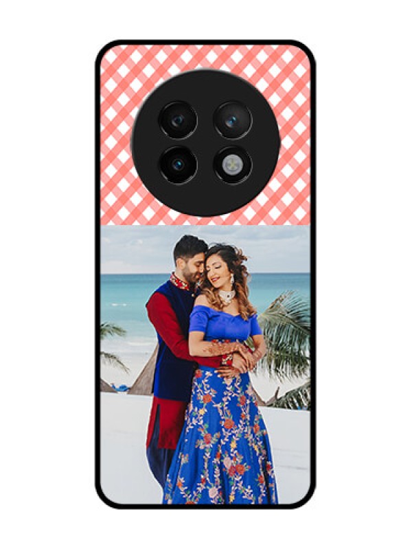 Custom Realme 13 Plus 5G Custom Metal Phone CasePink Pattern Design