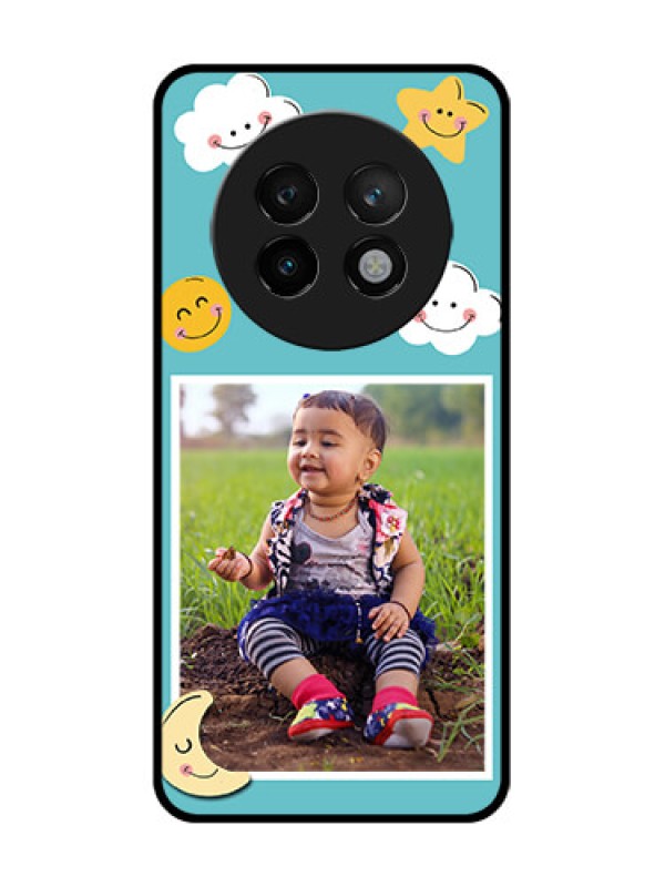 Custom Realme 13 Plus 5G Custom Metal Phone CaseSmiley Kids Stars Design