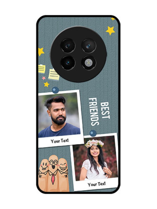 Custom Realme 13 Plus 5G Custom Metal Phone CaseSticky Frames And Friendship Design