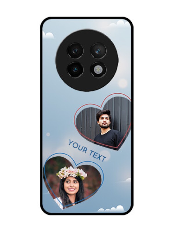 Custom Realme 13 Plus 5G Custom Metal Phone CaseBlue Color Couple Design