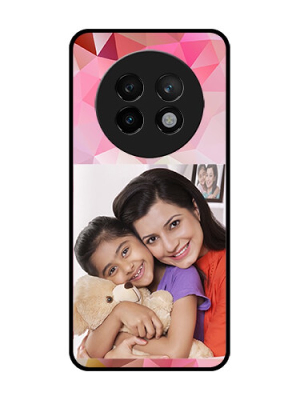 Custom Realme 13 Plus 5G Custom Metal Phone CaseAbstract Triangle Design