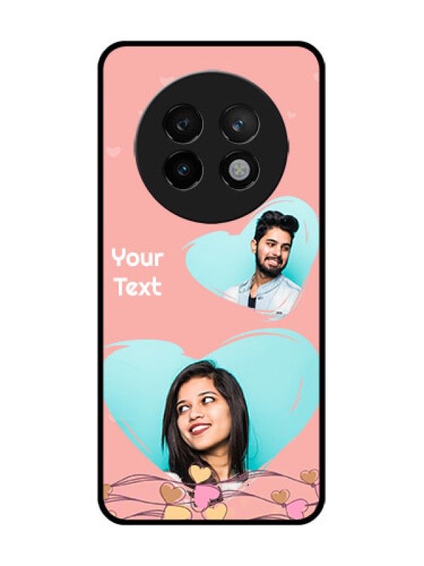 Custom Realme 13 Plus 5G Custom Metal Phone CaseLove Doodle Design