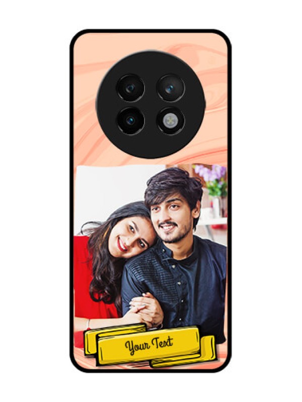 Custom Realme 13 Plus 5G Custom Metal Phone CaseMarble Texture Design