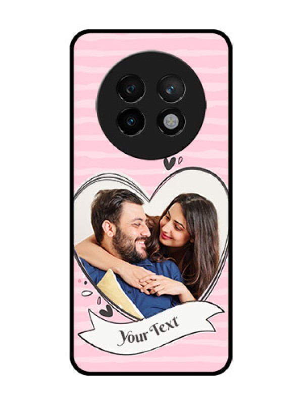 Custom Realme 13 Plus 5G Custom Metal Phone CaseVintage Heart Design