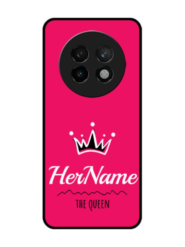 Custom Realme 13 Plus 5G Custom Metal Phone CaseQueen With Name Design
