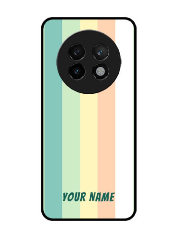 Custom Realme 13 Plus 5G Custom Metal Phone CaseMulti - Colour Stripes Design