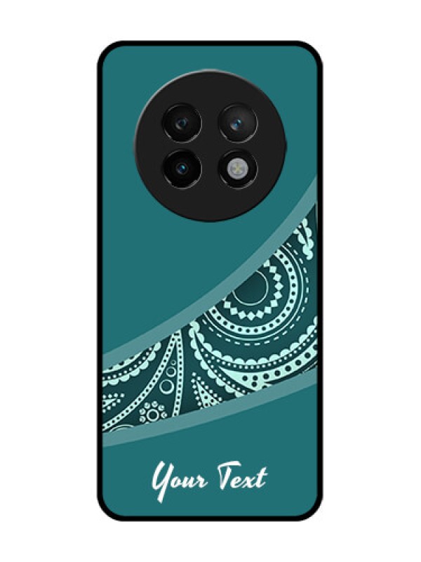 Custom Realme 13 Plus 5G Custom Metal Phone CaseSemi Visible Floral Design