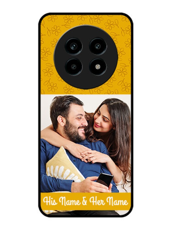 Custom Realme 13 Pro 5G Custom Metal Phone CaseYellow Floral Design