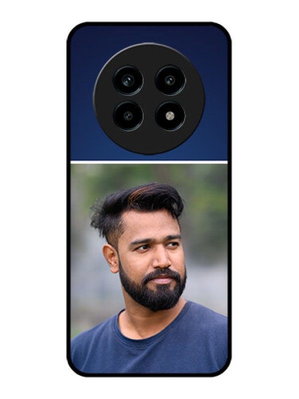 Custom Realme 13 Pro 5G Custom Metal Phone CaseSimple Royal Blue Design