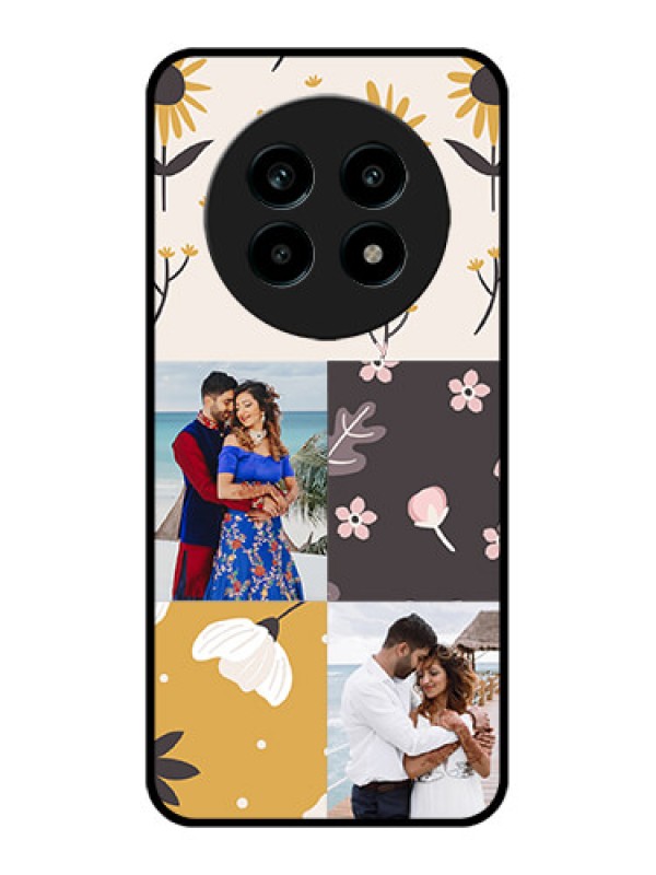 Custom Realme 13 Pro 5G Custom Metal Phone Case3 Images With Floral Design