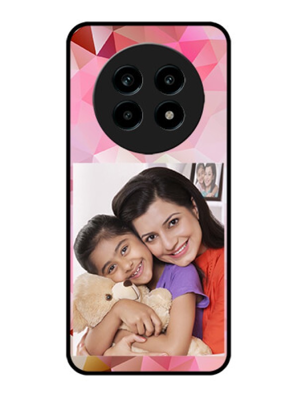 Custom Realme 13 Pro 5G Custom Metal Phone CaseAbstract Triangle Design