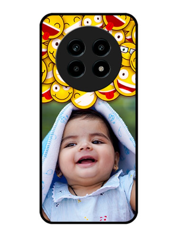 Custom Realme 13 Pro 5G Custom Metal Phone CaseWith Smiley Emoji Design