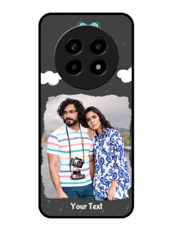 Custom Realme 13 Pro 5G Custom Metal Phone CaseSplashes With Love Doodles Design