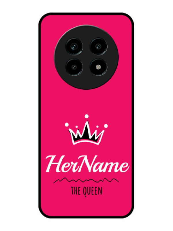 Custom Realme 13 Pro 5G Custom Metal Phone CaseQueen With Name Design