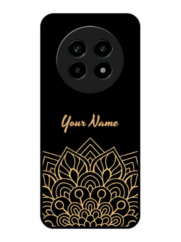 Custom Realme 13 Pro 5G Custom Metal Phone CaseGolden Mandala Design