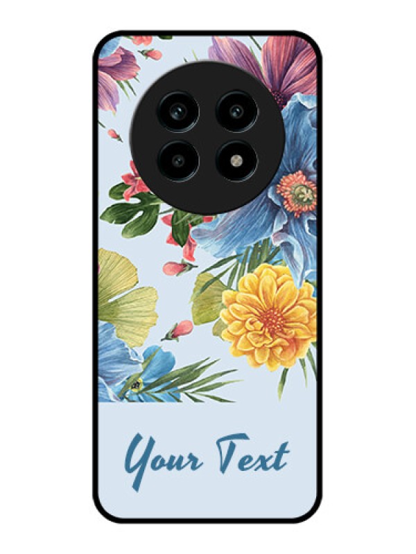 Custom Realme 13 Pro 5G Custom Metal Phone CaseStunning Watercolored Flowers Painting Design