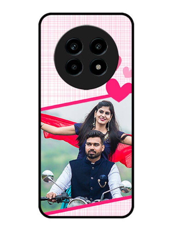 Custom Realme 13 Pro Plus 5G Custom Metal Phone Case - Love Shape Heart Design