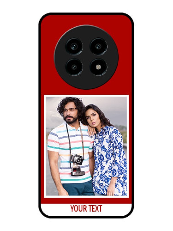 Custom Realme 13 Pro Plus 5G Custom Metal Phone Case - Red Color Design