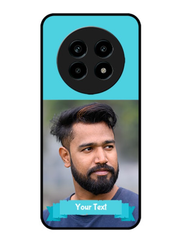 Custom Realme 13 Pro Plus 5G Custom Metal Phone Case - Blue Color Design