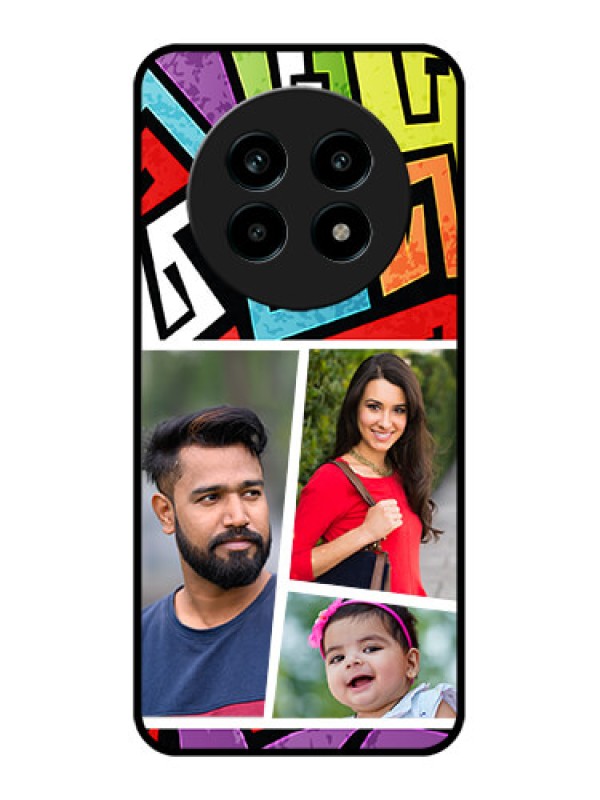 Custom Realme 13 Pro Plus 5G Custom Metal Phone Case - Graffiti Pattern Design