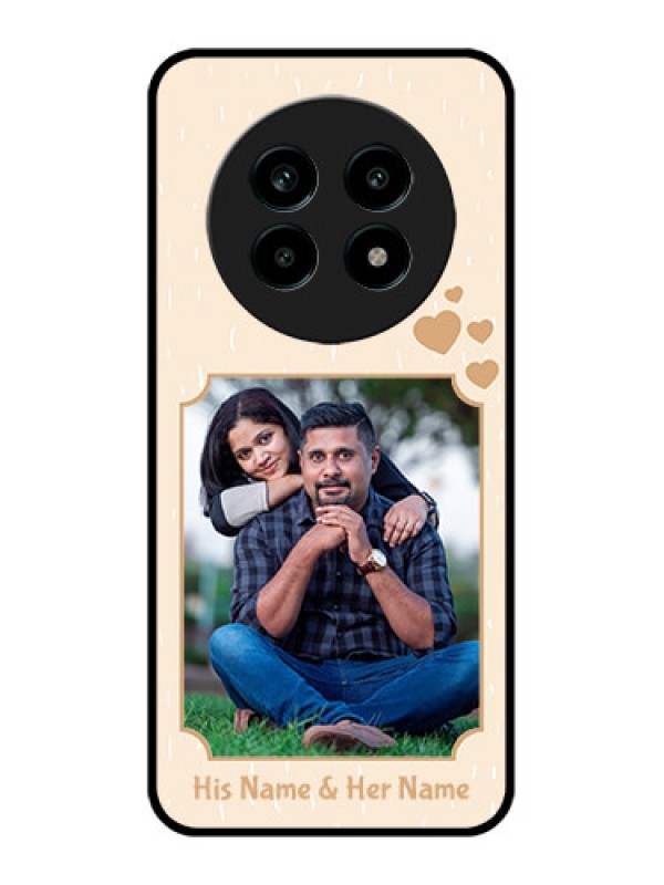 Custom Realme 13 Pro Plus 5G Custom Metal Phone Case - With Confetti Love Design