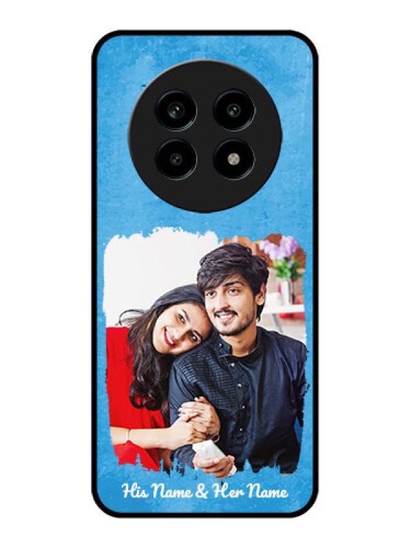 Custom Realme 13 Pro Plus 5G Custom Metal Phone Case - Blue Color Vintage Design