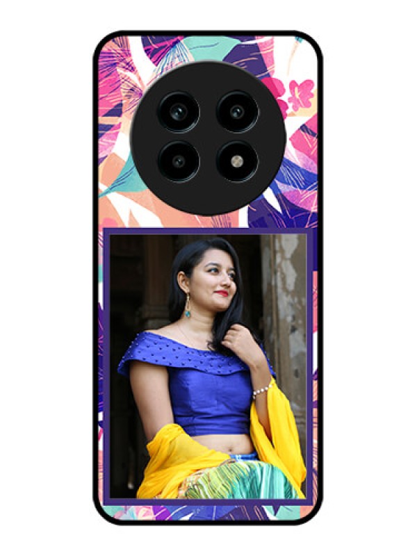 Custom Realme 13 Pro Plus 5G Custom Metal Phone Case - Abstract Floral Design