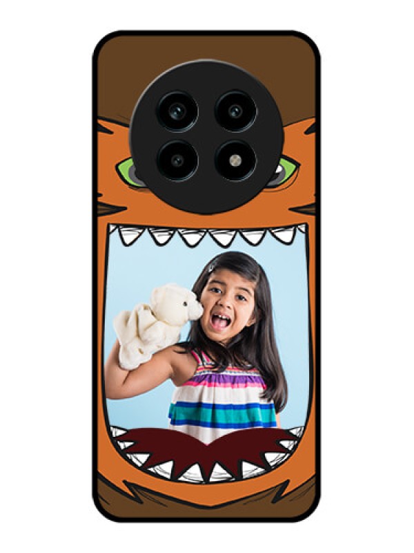 Custom Realme 13 Pro Plus 5G Custom Metal Phone Case - Owl Monster Back Case Design