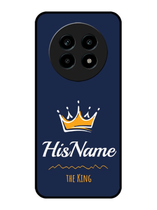 Custom Realme 13 Pro Plus 5G Custom Metal Phone Case - King With Name Design