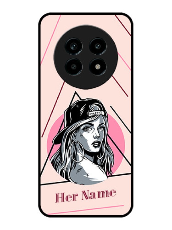 Custom Realme 13 Pro Plus 5G Custom Metal Phone Case - Rockstar Girl Design