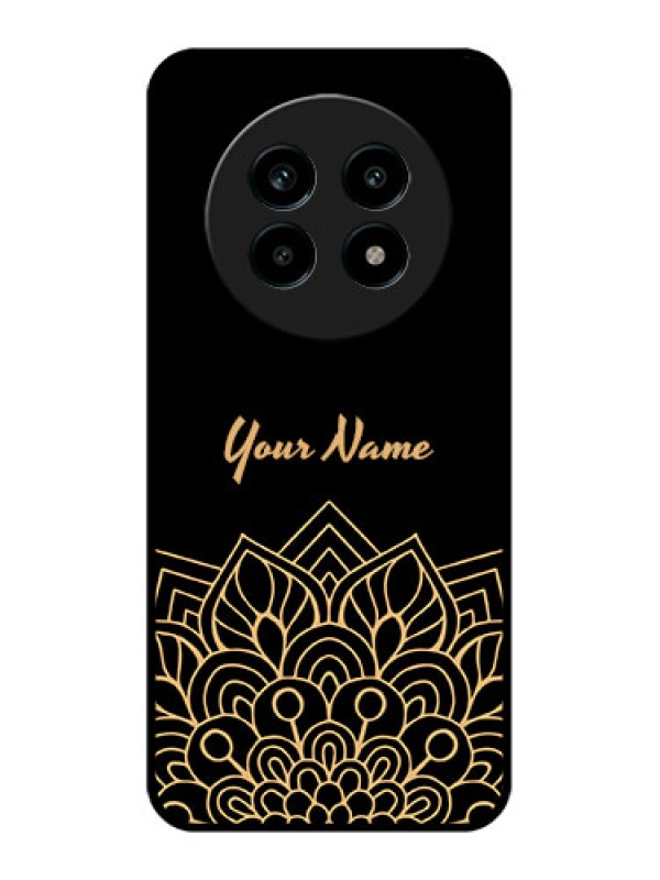 Custom Realme 13 Pro Plus 5G Custom Metal Phone Case - Golden Mandala Design