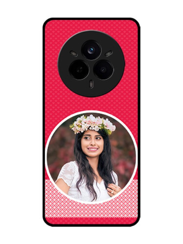 Custom Realme 14 Pro 5G Custom Metal Phone Case - Pink Color Pattern Design