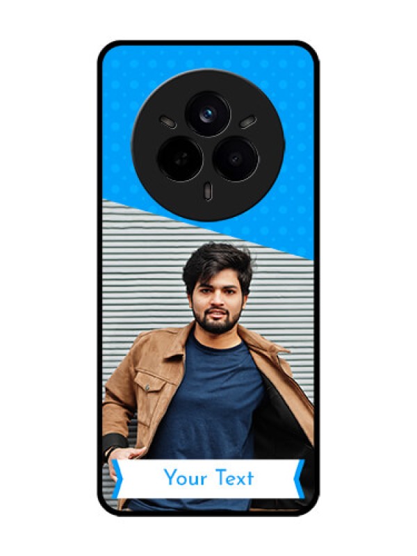 Custom Realme 14 Pro 5G Custom Metal Phone Case - Simple Blue Color Design