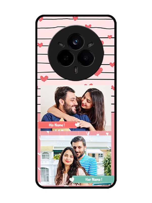 Custom Realme 14 Pro 5G Custom Metal Phone Case - Photo With Heart Design