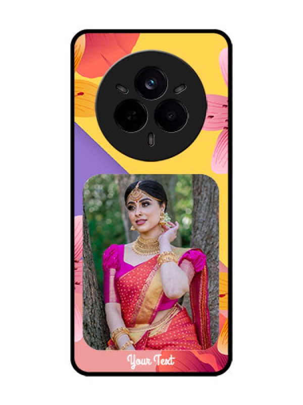 Custom Realme 14 Pro 5G Custom Metal Phone Case - 3 Image With Vintage Floral Design