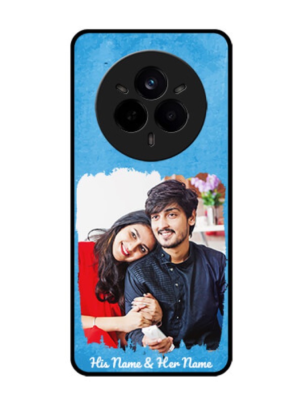 Custom Realme 14 Pro 5G Custom Metal Phone Case - Blue Color Vintage Design