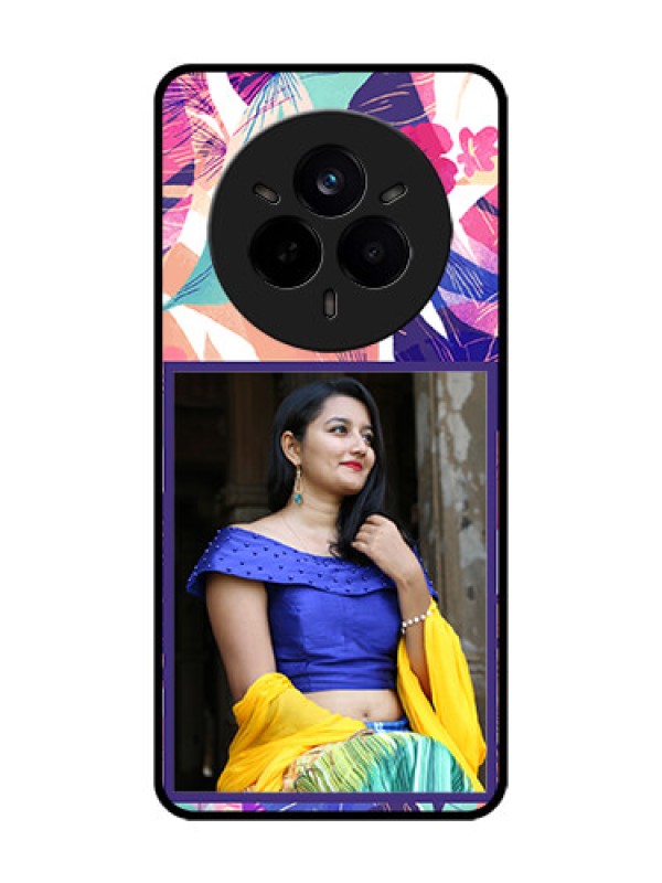 Custom Realme 14 Pro 5G Custom Metal Phone Case - Abstract Floral Design