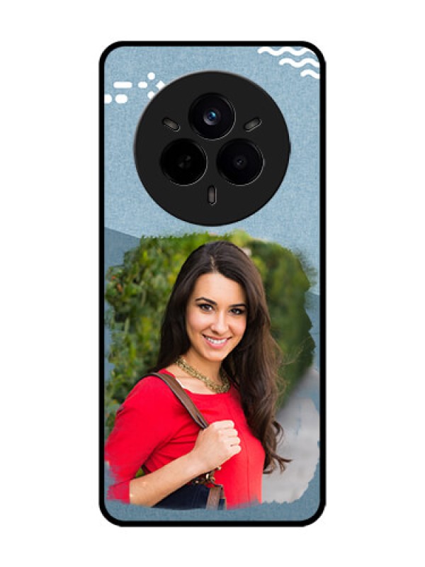 Custom Realme 14 Pro 5G Custom Metal Phone Case - Grunge Line Art Design