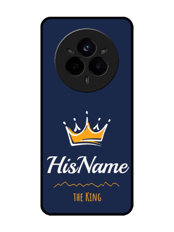 Custom Realme 14 Pro 5G Custom Metal Phone Case - King With Name Design