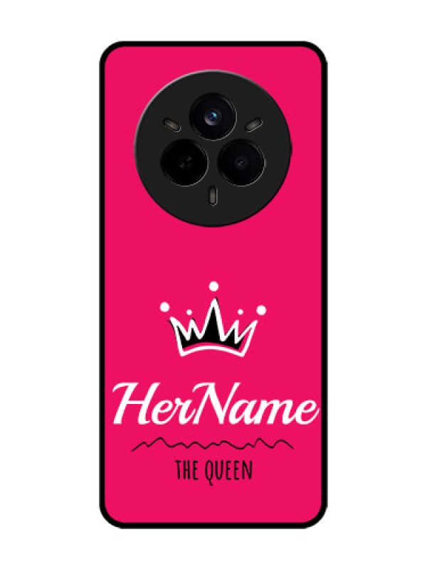 Custom Realme 14 Pro 5G Custom Metal Phone Case - Queen With Name Design