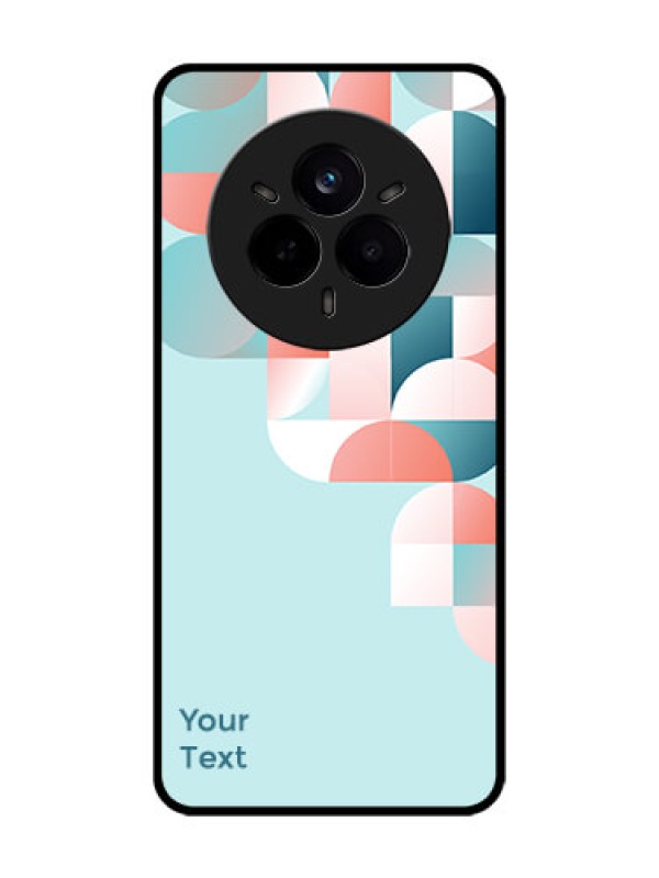 Custom Realme 14 Pro 5G Custom Metal Phone Case - Stylish Semi - Circle Pattern Design