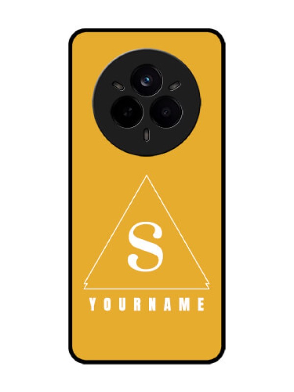 Custom Realme 14 Pro 5G Custom Metal Phone Case - Simple Triangle Design