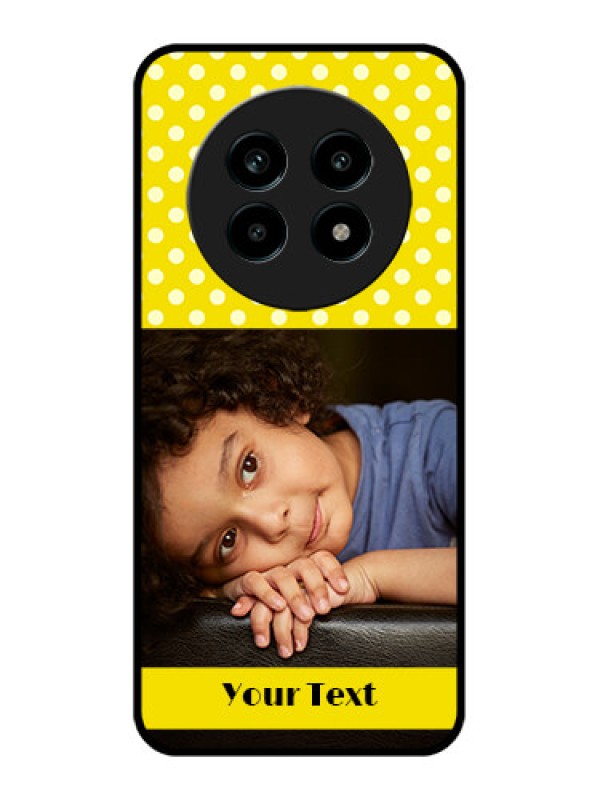 Custom Realme 14 Pro Lite 5G Custom Metal Phone Case - Bright Yellow Case Design