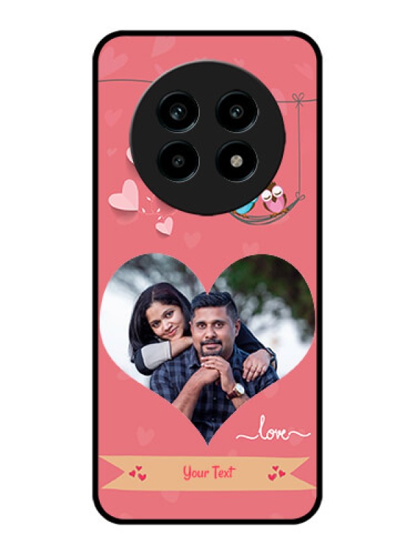 Custom Realme 14 Pro Lite 5G Custom Metal Phone Case - Peach Color Love Design