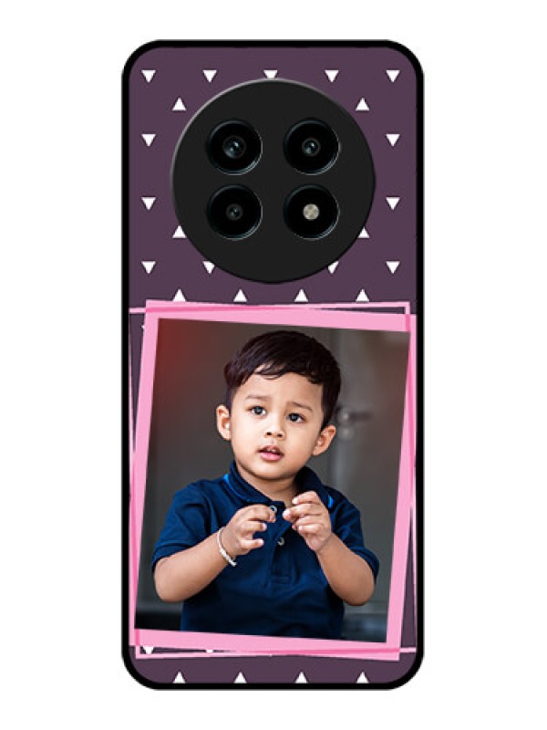 Custom Realme 14 Pro Lite 5G Custom Metal Phone Case - Triangle Pattern Dotted Design