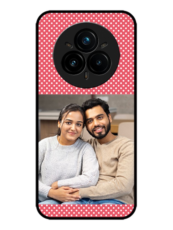 Custom Realme 14 Pro Plus 5G Custom Metal Phone Case - White Dotted Design