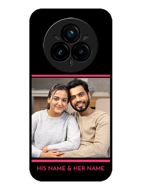 Custom Realme 14 Pro Plus 5G Custom Metal Phone Case - With Add Text Design