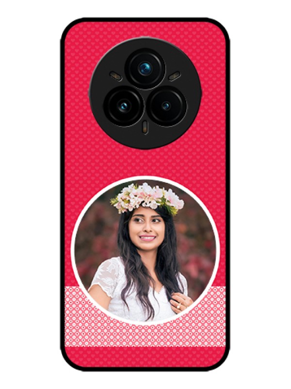 Custom Realme 14 Pro Plus 5G Custom Metal Phone Case - Pink Color Pattern Design