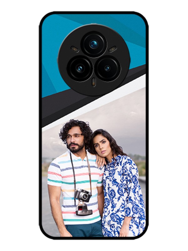 Custom Realme 14 Pro Plus 5G Custom Metal Phone Case - Simple Pattern Photo Upload Design